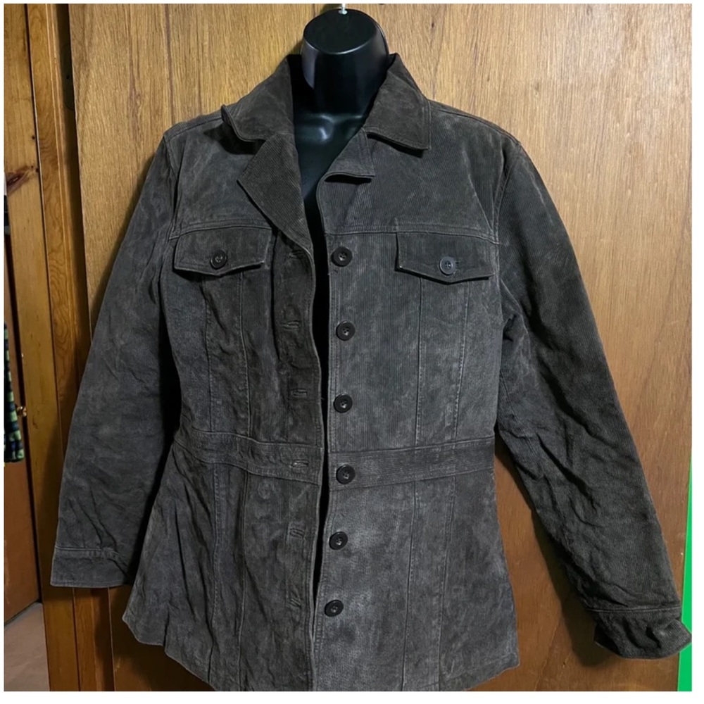 Women’s Suede Leather Coat